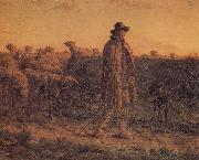 Jean Francois Millet Detail of Shepherden with his sheep oil painting picture wholesale